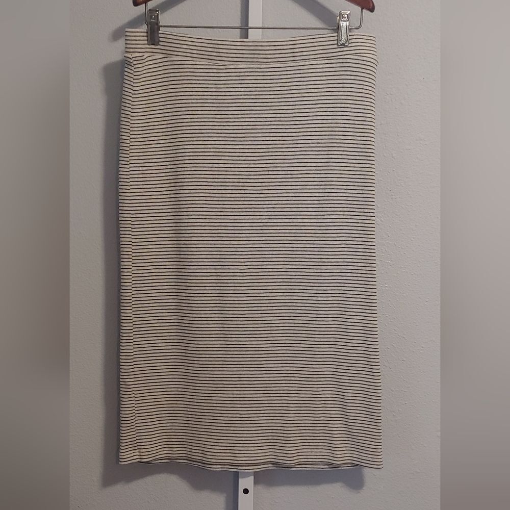 Eliane Rose Striped Pencil Skirt Sz L